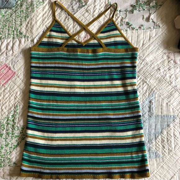 Vintage stripped knit top - Picture 2 of 6